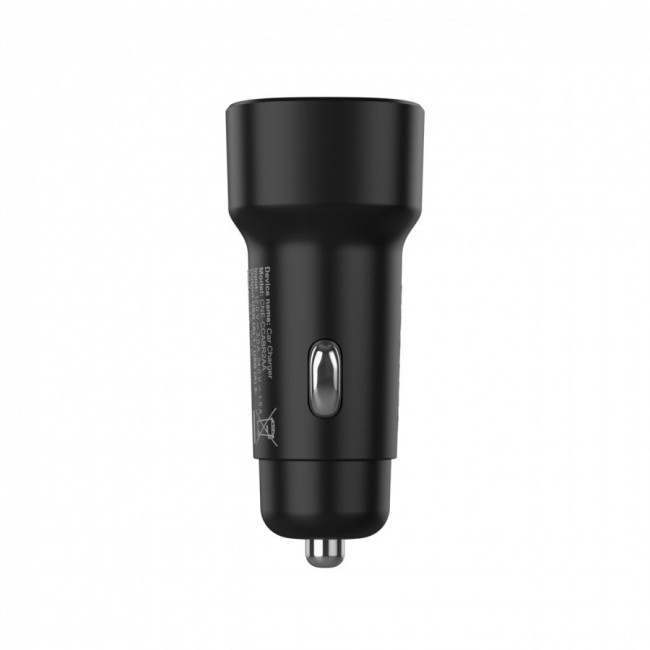 CANYON car charger OnDrive 24  24W 2xUSB-A Black