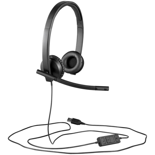 LOGITECH H570e Corded Mono USB Headset (Teams version) - BLACK - EMEA28-935 - USB-C