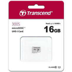 Transcend 16GB UHS-I U1 microSD with Adapter