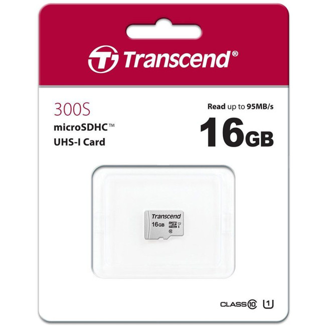 Transcend 16GB UHS-I U1 microSD with Adapter