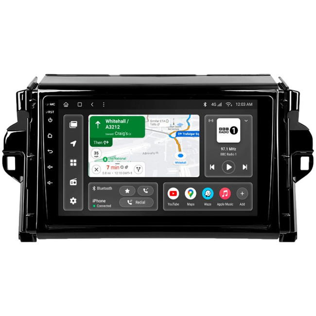 Installation kit for installing GAZER multimedia head units in cars - model AN150-F009