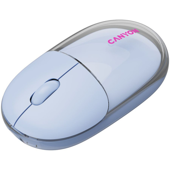 CANYON mouse OnClick 24 BT/ Wireless Transparent/Blue