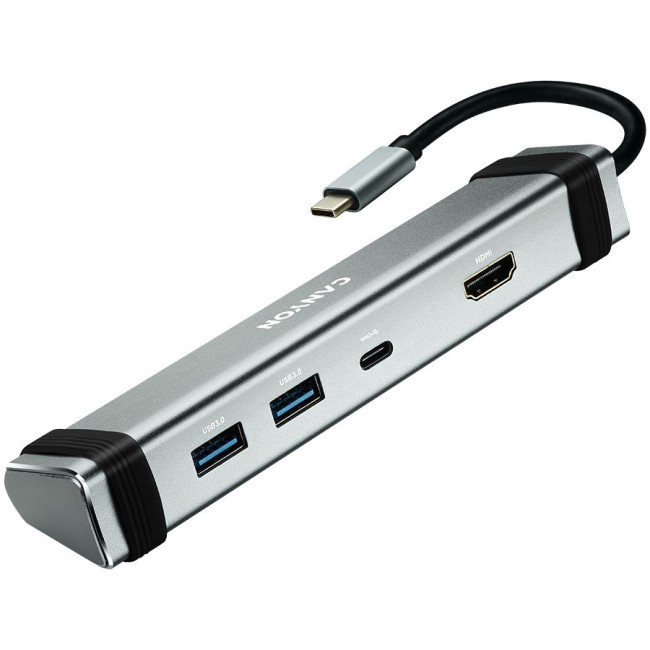 CANYON hub DS-3 4in1 USB-C Space Grey