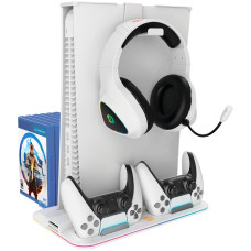 CANYON cooling stand CS-5 RGB PS5 Charge White