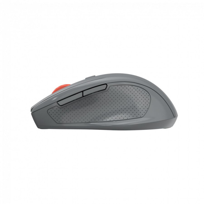 Canyon 6 buttons wireless 2.4Ghz mouse, MX8650A Sensor, DPI up to 1600,Injection case, 3 M life times left and right switches, 2xAAA battery, ABS material. Size: 105x71x40mm, Weight: 59g, Dark grey