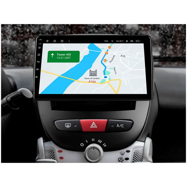 Installation kit for installing GAZER multimedia head units in cars - model AB10-F009