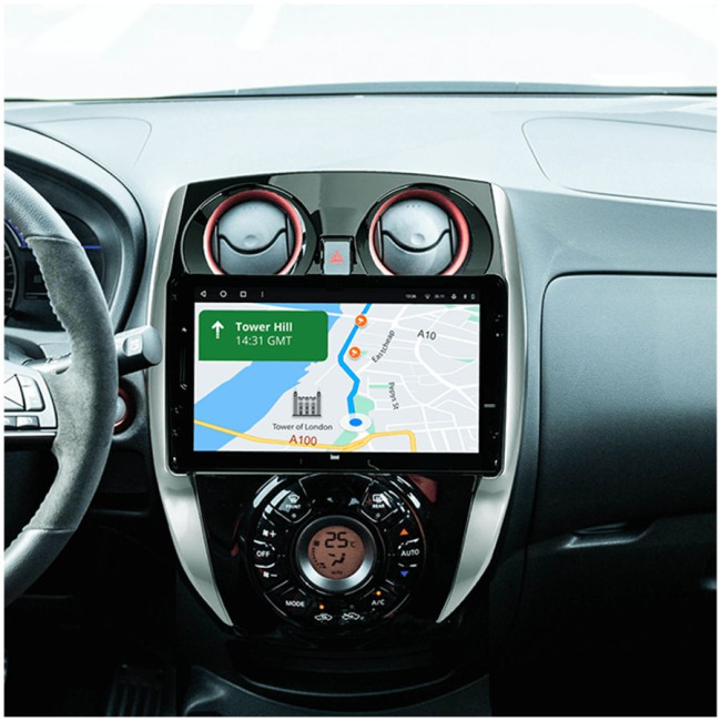Installation kit for installing GAZER multimedia head units in cars - model E12-F010