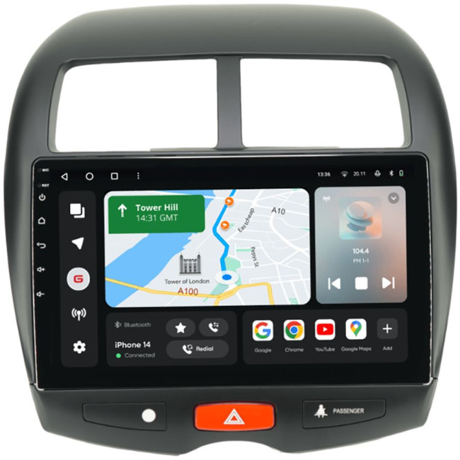 Installation kit for installing GAZER multimedia head units in cars - model GA/H-F010
