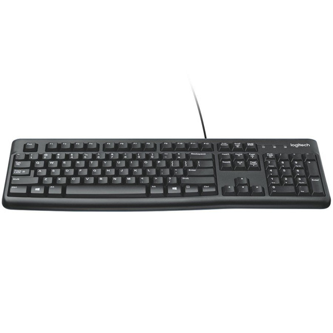 LOGITECH K120 Corded Keyboard - BLACK - USB - UKR - B2B