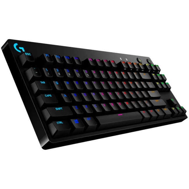LOGITECH G PRO X TKL LIGHTSPEED Gaming Keyboard - BLACK - US INT'L - 2.4GHZ/BT - EMEA28-935 - TACTILE