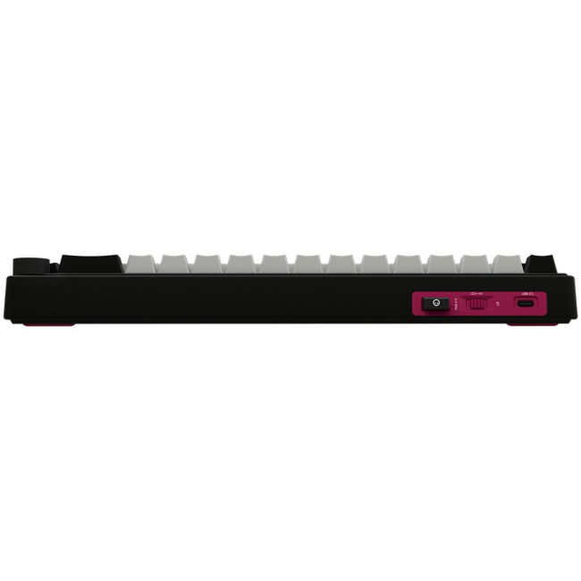 LORGAR KBP70MW, Wireless 65% Mechanical Gaming Keyboard Pro, Black/red, EN layout