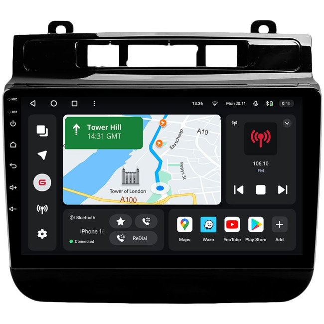 Installation kit for installing GAZER multimedia head units in cars - model 7P/L-F009