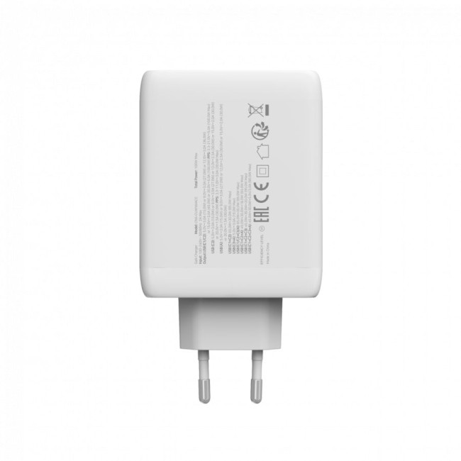 CANYON charger CU100ACC GaN 100W 3xPD 1xQC EU White