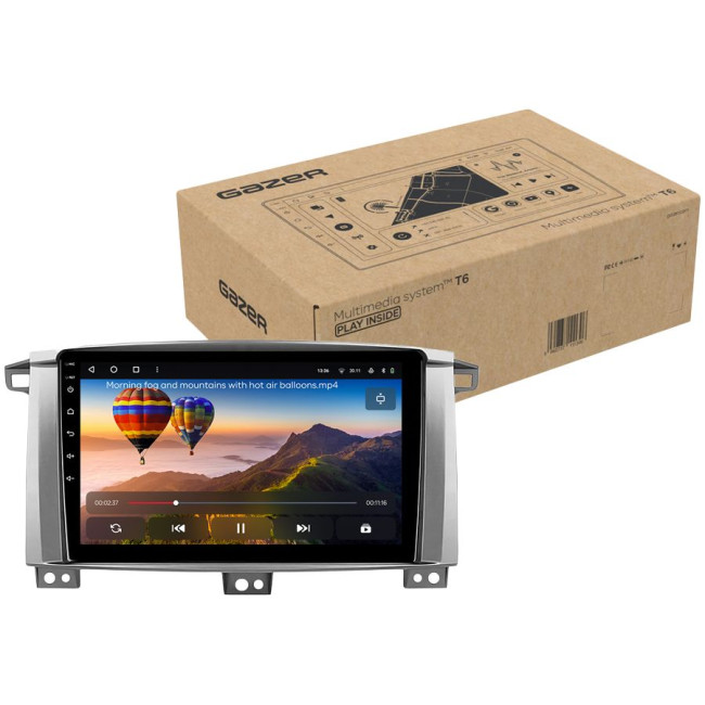 Installation kit for installing GAZER multimedia head units in cars - model J100/L-F009