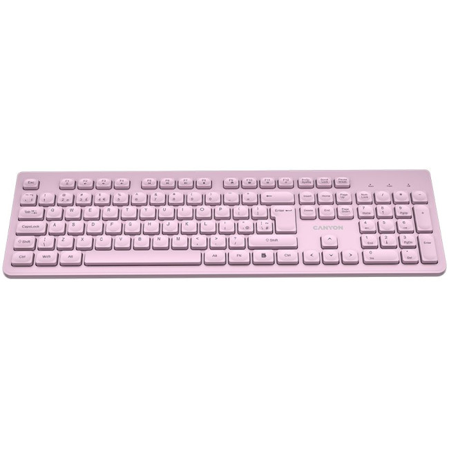 CANYON keyboard HKB-W01 UK/US AAA Wireless Pink