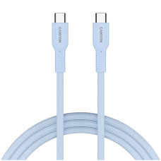 CANYON cable OnWire 60CL C-C 60W COLOR Braided 1m Light Blue