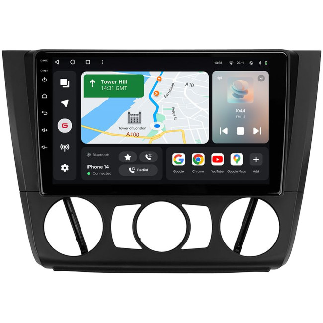 Installation kit for installing GAZER multimedia head units in cars - model E87 - F009