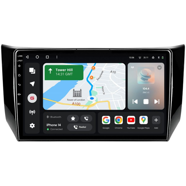 Installation kit for installing GAZER multimedia head units in cars - model B17-F010