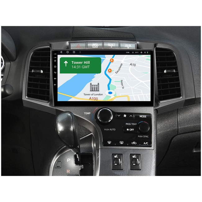 Installation kit for installing GAZER multimedia head units in cars - model AV10-F009