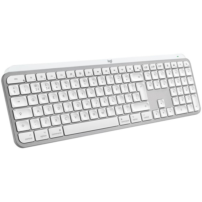 LOGITECH MX Keys S for Mac Wireless Keyboard - PALE GREY - US INT'L - BT - EMEA28-935