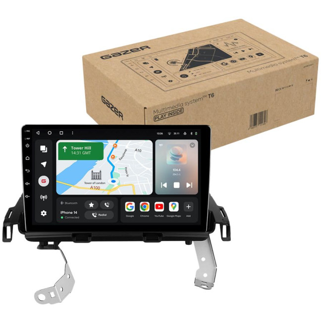 Installation kit for installing GAZER multimedia head units in cars - model HS-F009