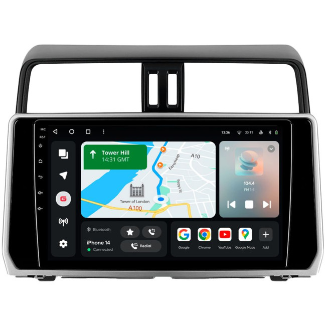 Installation kit for installing GAZER multimedia head units in cars - model J150F2-F010