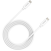 CANYON UC-42, cable, U4-CC-5A2M-E, USB4 TYPE-C to TYPE-C cable assembly 20G 2m 5A 240W(ERP) with E-MARK, CE, ROHS, white