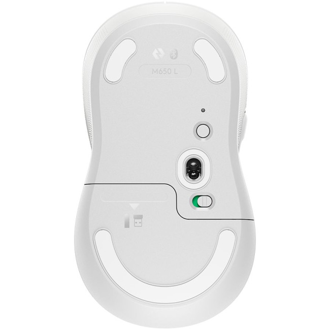 LOGITECH Signature M650 L Wireless Mouse for Business - OFF-WHITE - BT - EMEA-914 - M650 L B2B