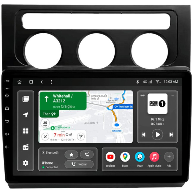 Installation kit for installing GAZER multimedia head units in cars - model 1T-F010