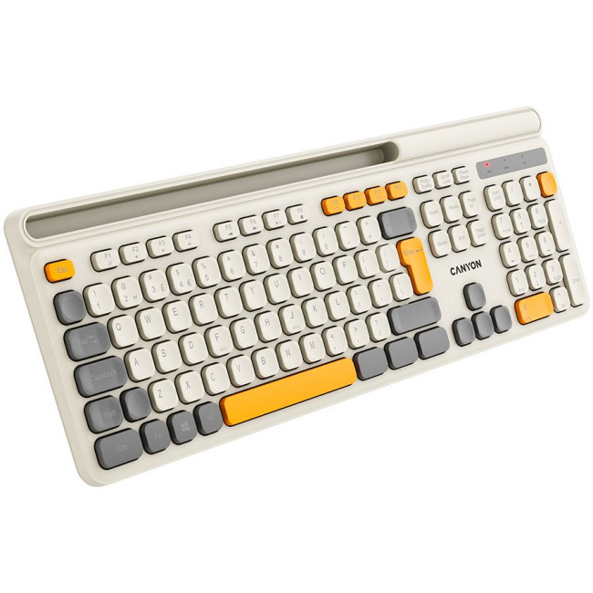 CANYON keyboard HKB-W03 EN AAA Wireless Beige