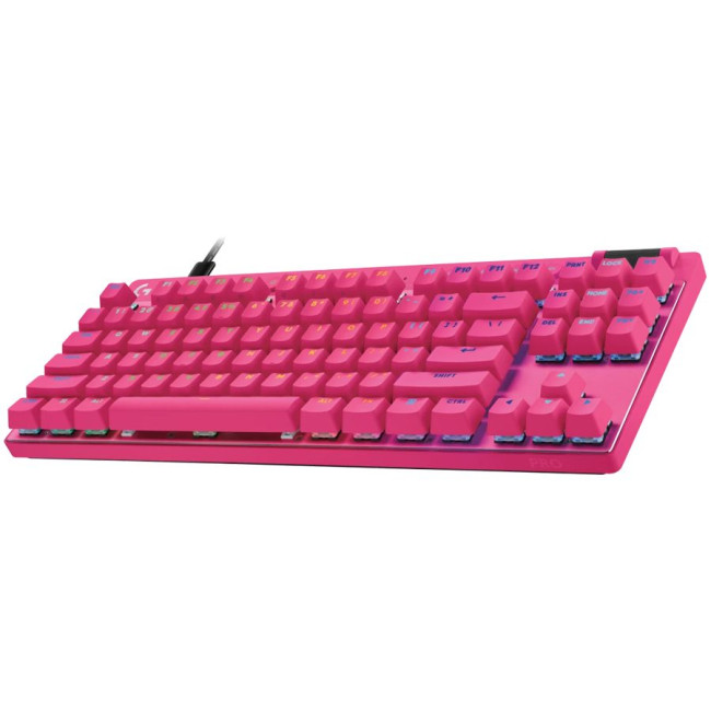 LOGITECH G PRO X TKL RAPID Gaming Keyboard - MAGENTA - US INT'L - USB - N/A - EMEA28i-935 - LINEAR