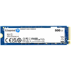 Kingston 500GB NV3 SSD M.2 2280 PCIe 4.0 NVMe, Read: 5,000/ Write: 3,000MB/s