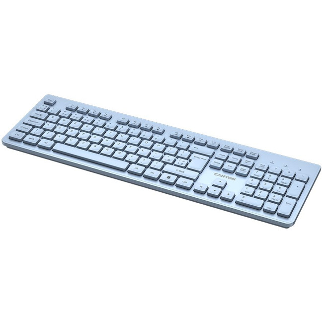 CANYON keyboard HKB-W01 UK/US AAA Wireless Blue