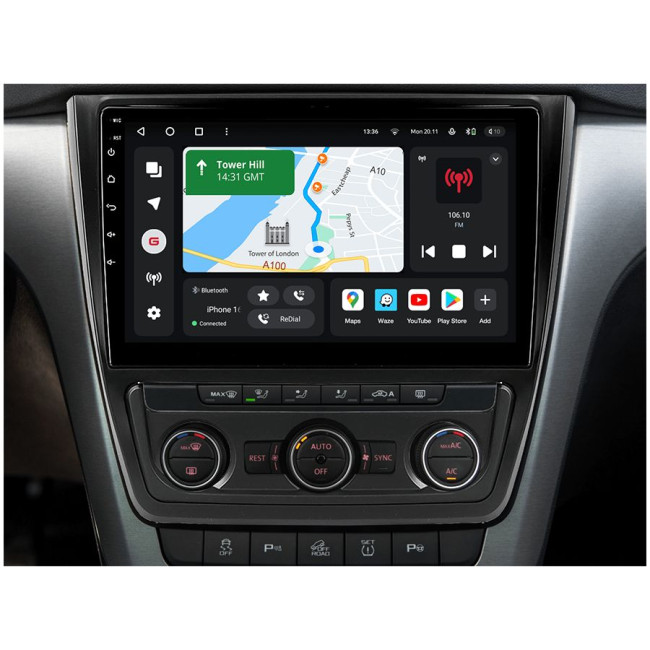 Installation kit for installing GAZER multimedia head units in cars - model 5L-F010