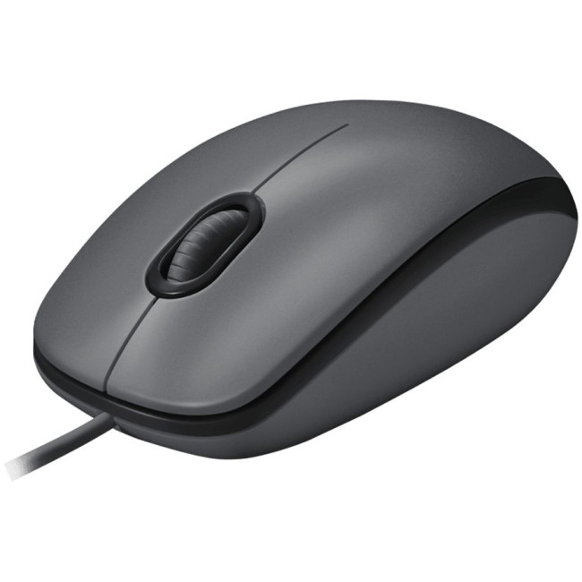 LOGITECH Mouse M100 - BLACK - USB - EMEA-914 - AKOYA HANGTAB BOX M100