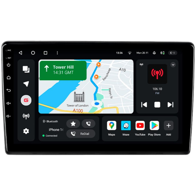 Installation kit for installing GAZER multimedia head units in cars - model CPF-F009