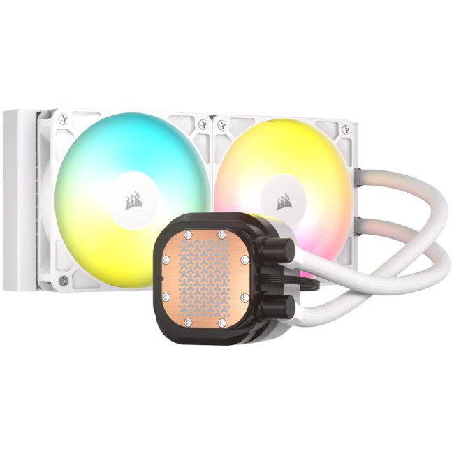 CORSAIR NAUTILUS 240 ARGB White, 240mm Radiator, Liquid CPU Cooler