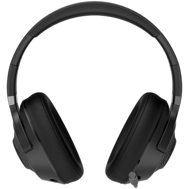 LORGAR Noah 500, Wireless Gaming headset with microphone, JL7006, BT 5.3, battery life up to 58 h (1000mAh), USB (C) charging cable (0.8m), 3.5 mm AUX cable (1.5m), size: 195*185*80mm, 0.24kg, black