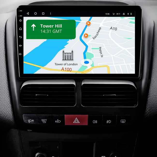 Installation kit for installing GAZER multimedia head units in cars - model BL-F009