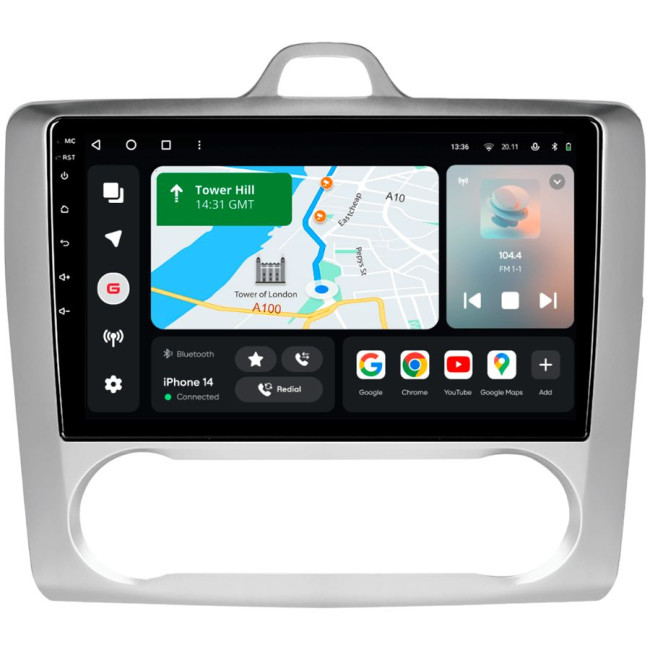 Installation kit for installing GAZER multimedia head units in cars - model C307-F509