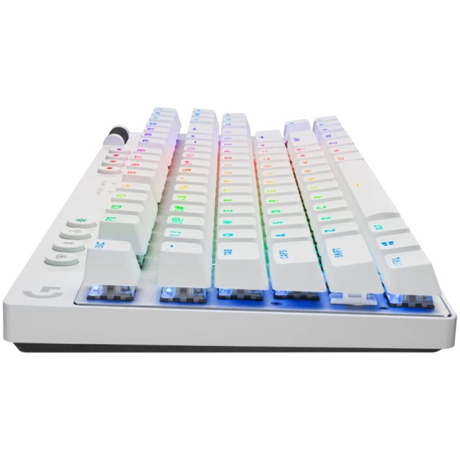 LOGITECH G PRO X TKL LIGHTSPEED Gaming Keyboard - WHITE - US INT'L - 2.4GHZ/BT - EMEA28-935 - TACTILE