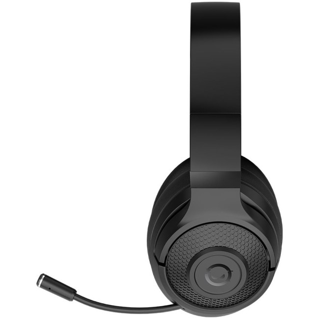 LORGAR Noah 500, Wireless Gaming headset with microphone, JL7006, BT 5.3, battery life up to 58 h (1000mAh), USB (C) charging cable (0.8m), 3.5 mm AUX cable (1.5m), size: 195*185*80mm, 0.24kg, black