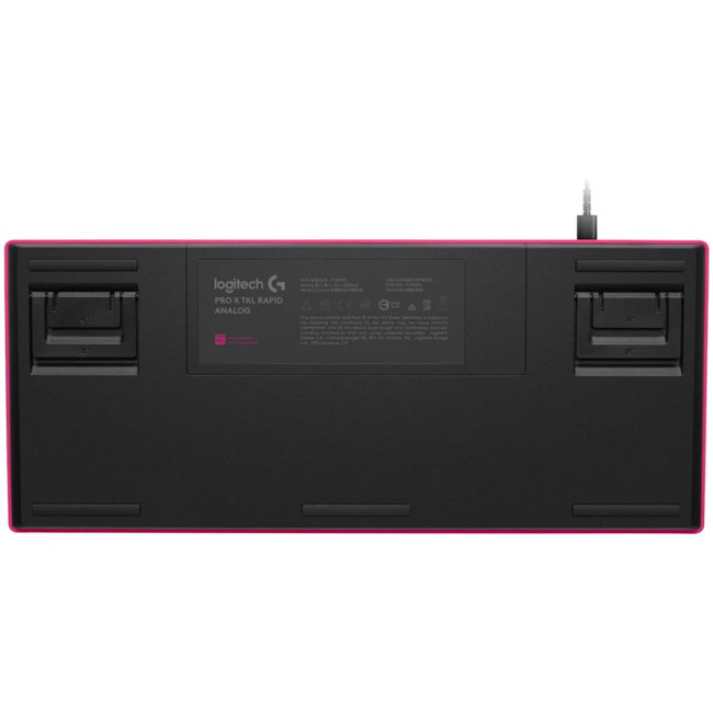 LOGITECH G PRO X TKL RAPID Gaming Keyboard - MAGENTA - US INT'L - USB - N/A - EMEA28i-935 - LINEAR
