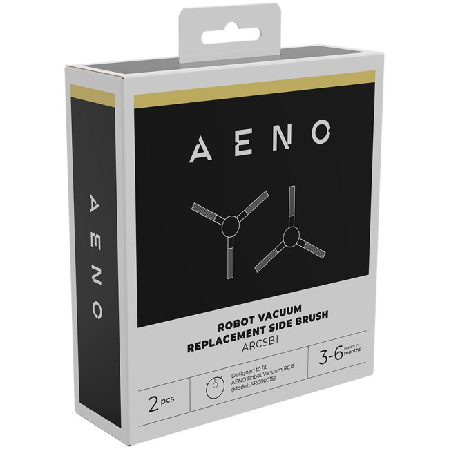 AENO Side brushes for robot vacuum cleaner RC1S with auto dust removal station, 2 pcs/set