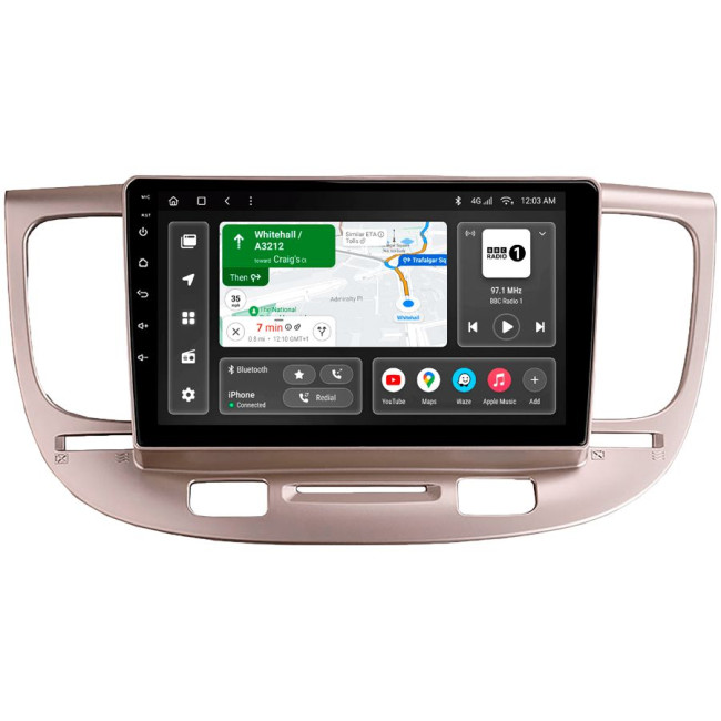 Installation kit for installing GAZER multimedia head units in cars - model JB-F009