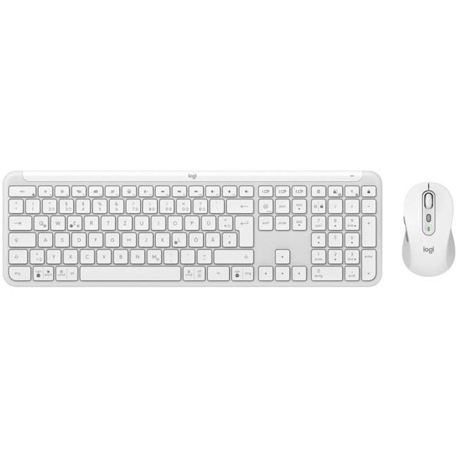 LOGITECH Signature Slim Combo MK950 - OFF WHITE - US INT'L - 2.4GHZ/BT