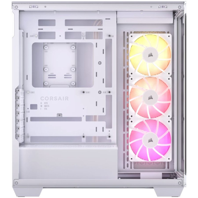 CORSAIR 3500X ARGB Mid-Tower PC Case - White