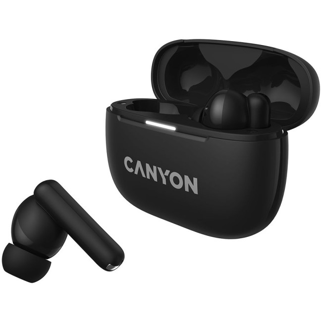 CANYON headset OnGo TWS-10 ANC+ENC Black