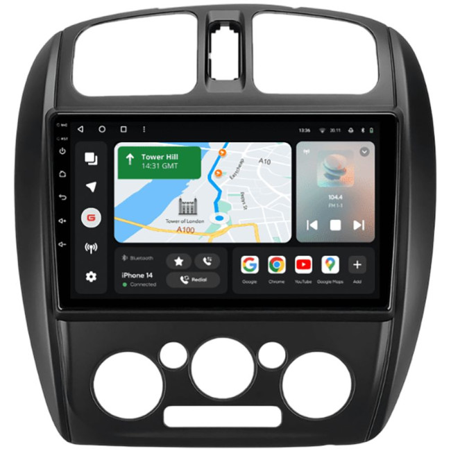 Installation kit for installing GAZER multimedia head units in cars - model BJ-F009