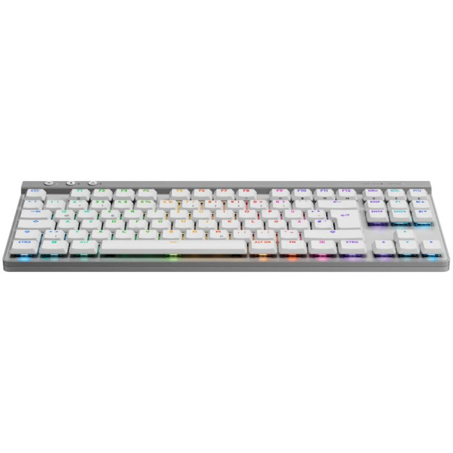 LOGITECH G515 LIGHTSPEED TKL Gaming Keyboard - WHITE - US INT'L - 2.4GHZ/BT - EMEA28i-935 - TACTILE